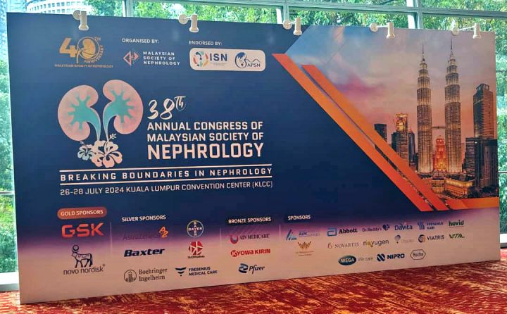 38th ANNUAL CONGRESS OF MALAYSIAN SOCIETY OF NEPHROLOGY